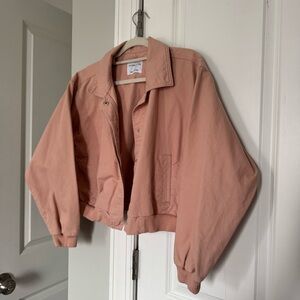 Celebrity Pink Dusty Rose Bomber Jacket